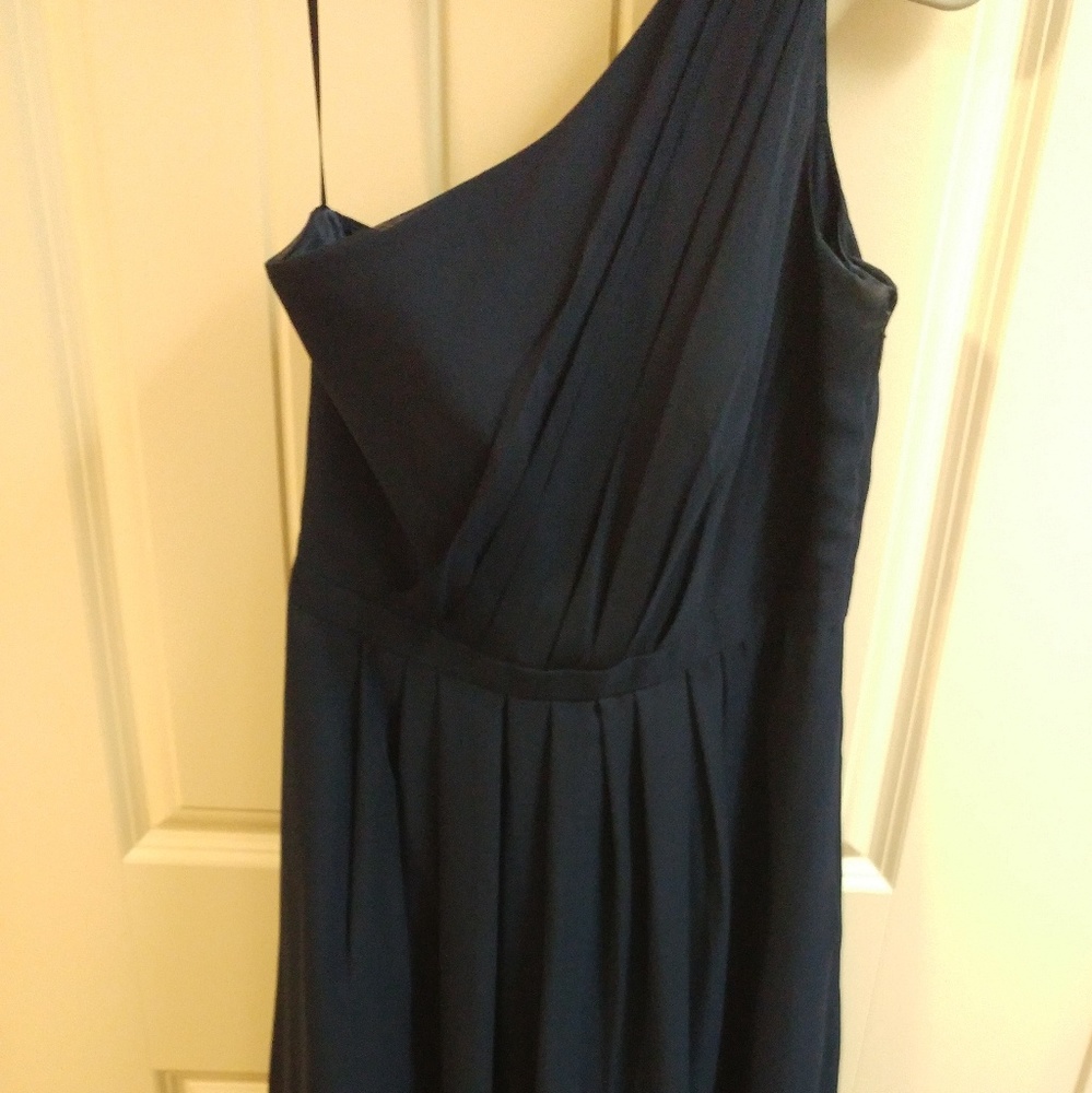 Floorlength Navy Formal Dress